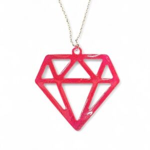 handmade custom scene diamond necklace!